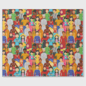 Papier Cadeau Personnes (Plat)