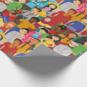 Papier Cadeau Personnes (Coin)