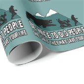 Papier Cadeau Personnes âgées drôles (Coin rond)