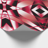 Papier Cadeau Perspective de puissance rouge Couleur dégradée Ar (Coin)