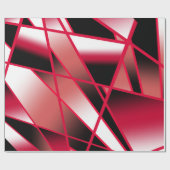 Papier Cadeau Perspective de puissance rouge Couleur dégradée Ar (Plat)