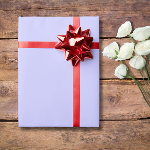 Papier Cadeau Pervenche Couleur Unie Classique Élégant
