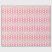 Papier Cadeau Petal Scallop in Pink and Orange (Plat)