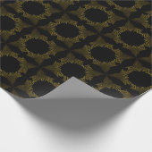 Papier Cadeau pétale de fleur d'or (Coin)