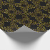 Papier Cadeau pétale de fleur d'or (Coin)