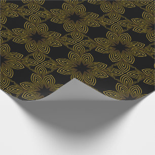 Papier Cadeau pétale de fleur d'or