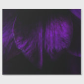 Papier Cadeau Pétale de fleurs violettes (Plat)