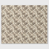 Papier Cadeau Pétale Rose classique (Plat)