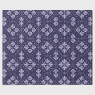 Papier Cadeau Pétales de fleurs géométriques motif répétitif abs