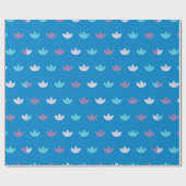 Papier Cadeau Pétales de tulipe colorées, motif sans soudure (Plat)