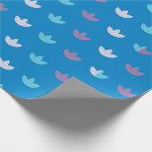 Papier Cadeau Pétales de tulipe colorées, motif sans soudure (Coin)