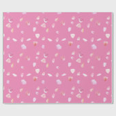 Papier Cadeau Pétales roses (Plat)