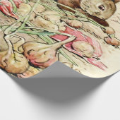 Papier Cadeau Peter and Benjamin Gather Onions by Beatrix Potter (Coin)
