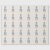 Papier Cadeau Peter Blown une gomme à bulle bleue (Plat)