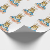 Papier Cadeau Peter le lapin assis dans un pot Plante (Coin)