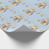 Papier Cadeau Peter le lapin et Jemima Premier anniversaire (Coin)