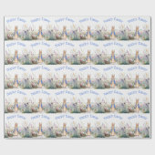 Papier Cadeau Peter le lapin Joyeux Pâques (Plat)