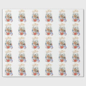 Papier Cadeau Peter le lapin Noël shopping (Plat)