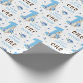 Papier Cadeau Peter Rabbit Bébé Le premier enveloppement d'anniv (Coin)