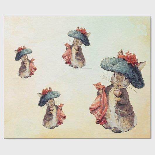 Papier Cadeau Peter Rabbit (Benjamin) (Plat)