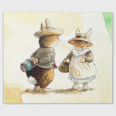 Papier Cadeau Peter Rabbit (couple) Tissue Paper (Plat)
