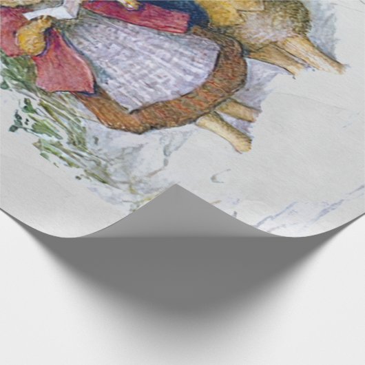 Papier Cadeau Peter Rabbit (parapluie) (Coin)