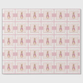 Papier Cadeau Peter the Rabbit Check & Floral pattern (Plat)