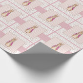 Papier Cadeau Peter the Rabbit Check & Floral pattern (Coin)