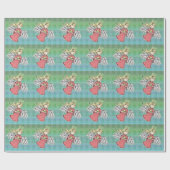 Papier Cadeau Petit ange de Noël (Plat)