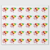 Papier Cadeau Petit arbre de Noël de Noël de Noël de Noël (Plat)