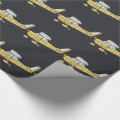 Papier Cadeau Petit avion mignon (Coin)