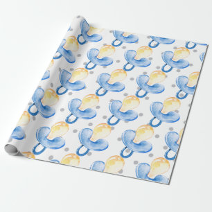 Papier Cadeau Petit Baby shower de bébé Pacifique Cadeau de p