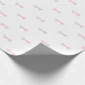 Papier cadeau Petit Bow rose (Coin)