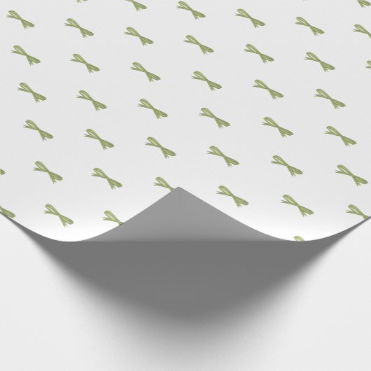 Papier cadeau Petit Bow vert (Coin)