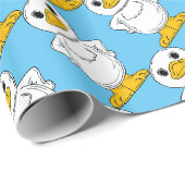 Papier Cadeau Petit canard blanc debout Thunder_Cove (Coin rond)