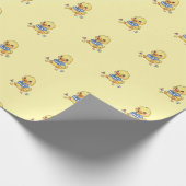 Papier Cadeau Petit Canard Mignon (Coin)
