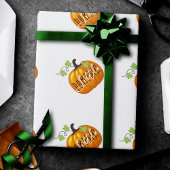 Papier Cadeau Petit Citrouille | Bébé mignon et neutre