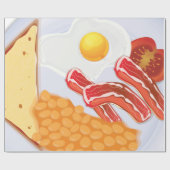 Papier Cadeau Petit déjeuner anglais (Plat)