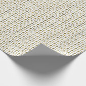 Papier Cadeau Petit Élégant Faux Foil Noël Arbres Cadeau (Coin)