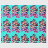 Papier Cadeau Petit Elfe de Champignons - PLANTE MAGIQUE DE BUTT (Plat)