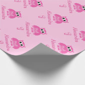 Papier Cadeau Petit hibou 1er anniversaire petite fille papier d (Coin)
