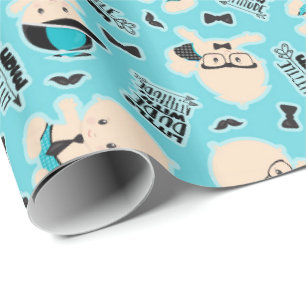 Papier Cadeau Petit homme maudit mot art motif warty envelopper