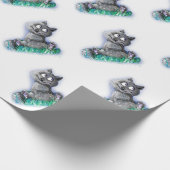 Papier Cadeau Petit loup (Coin)