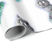 Papier Cadeau Petit loup (Coin rond)