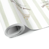 Papier Cadeau Petit Oie Ridicule  (Coin rond)