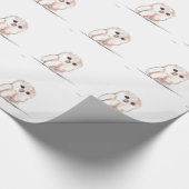 Papier Cadeau Petit oiseau de chouette (Coin)