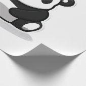 Papier Cadeau petit panda mignon (Coin)