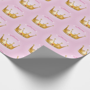Papier Cadeau Petit papier d'emballage de princesse Crown