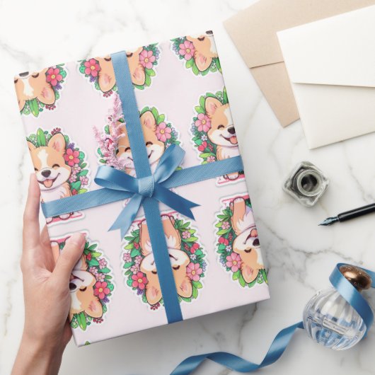 Papier Cadeau Petit Petit Petit Petit Chien Chien Chien Mignonne (Cadeaux)