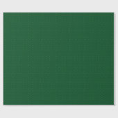 Papier Cadeau Petit pois motif de Noël vert pin mignon (Plat)